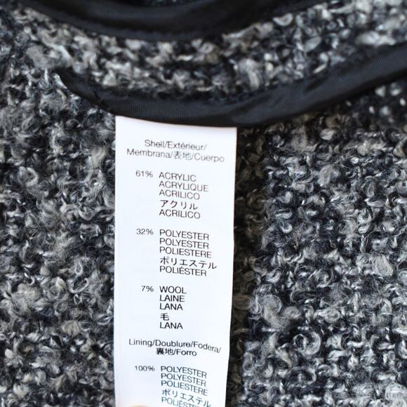 GAP Women's Single Button Boucle Blazer/Coat Size M - Picture 7 of 9